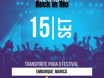 Excursão Rock in Rio 2024 Embarque Maricá | Anvitur