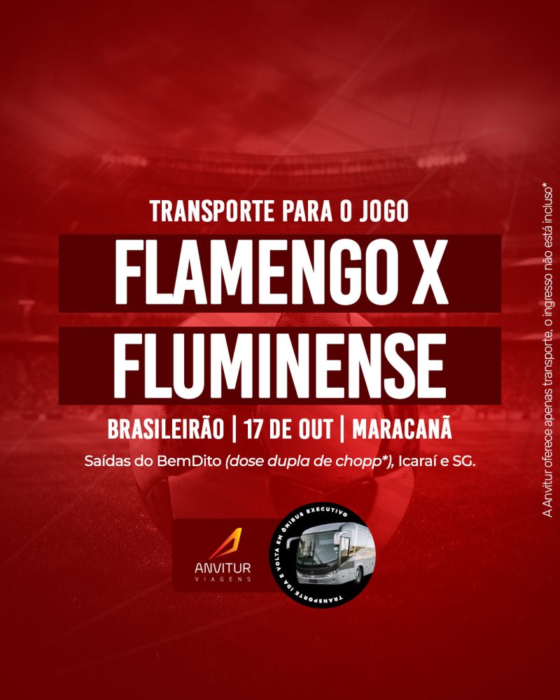 Transporte Fla x Flu 17/10 - Embarque SG (Flamenguistas)
