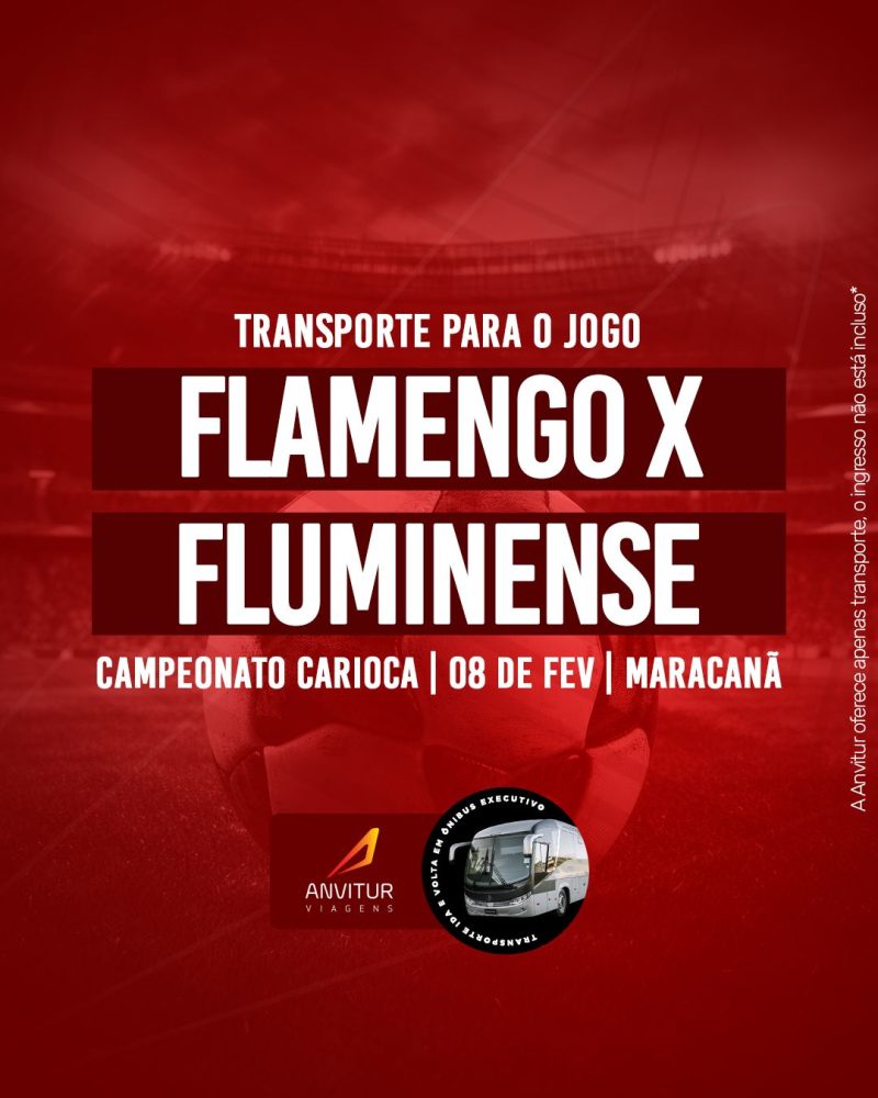 Transporte Fla x Flu 08/02 - Embarque BemDito (Torcida do Flamengo)