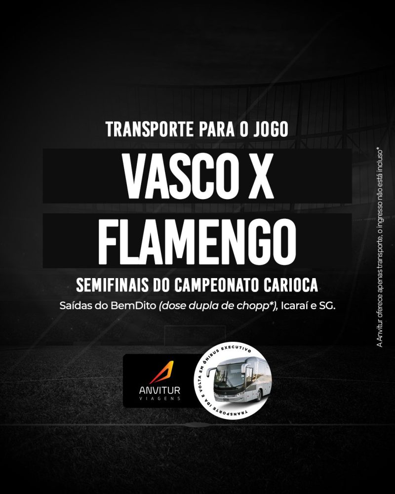 Transporte Vasco x Flamengo 01/03 - Embarque Icaraí (Vascaínos)