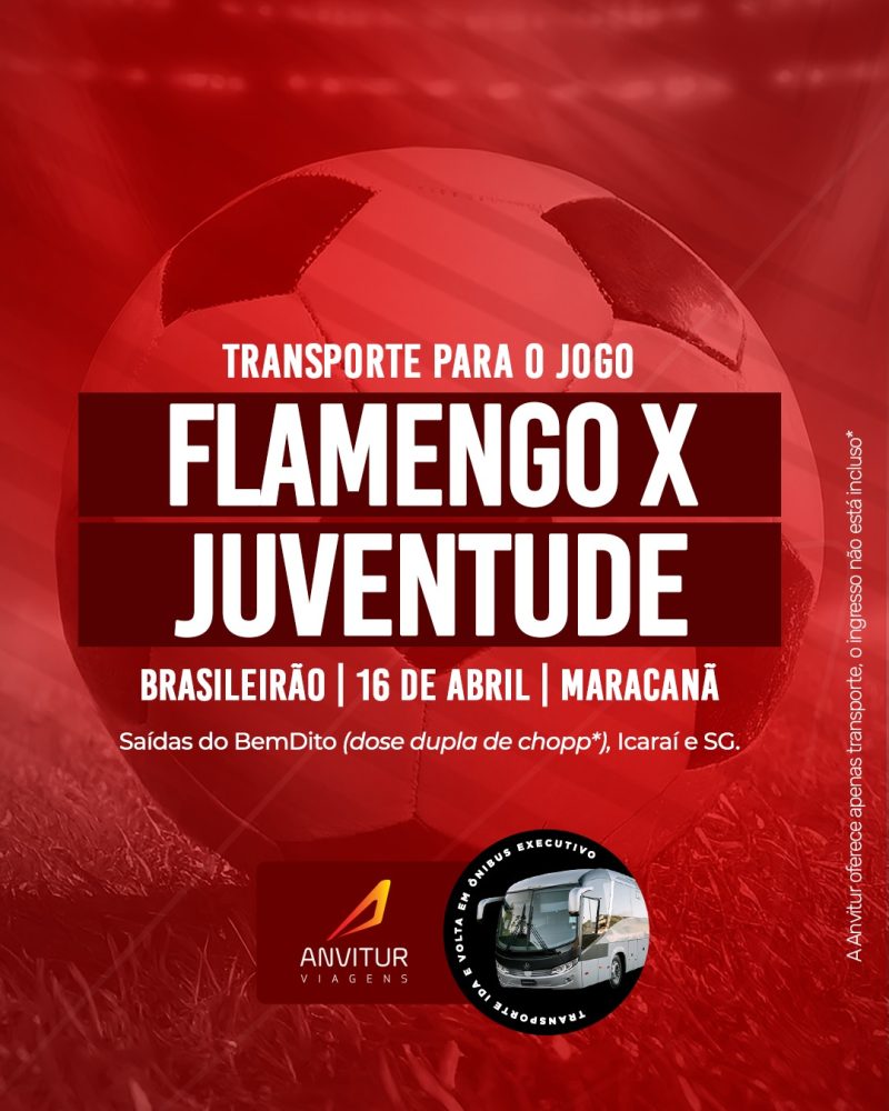 Transporte Flamengo x Juventude 16/04 - Embarque São Gonçalo