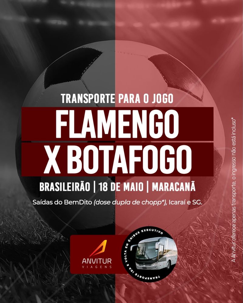 Transporte Flamengo x Botafogo 18/05 - Embarque São Gonçalo (Flamenguistas)