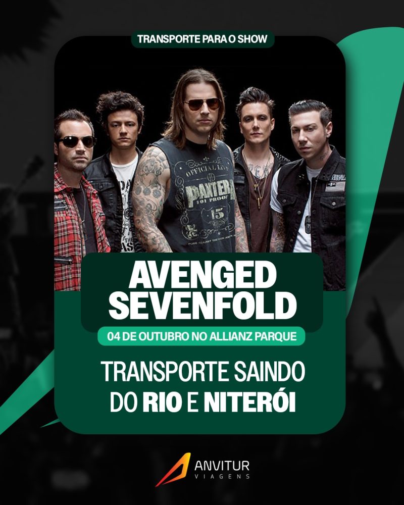 Excursão Avenged Sevenfold 04/10 - Embarque Niterói
