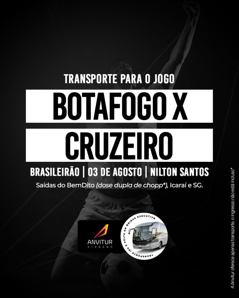 Transporte Botafogo x Cruzeiro 03/08 - Embarque São Gonçalo