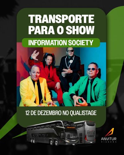 🚐 Transporte Anvitur – Information Society (12/12) | Saída de Niterói