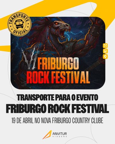 🚐 Transporte Oficial – Friburgo Rock Festival (19/04) | Saída de São Gonçalo