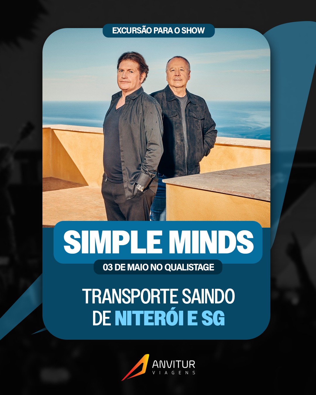 Transporte Simple Minds 03/05 - Embarque São Gonçalo