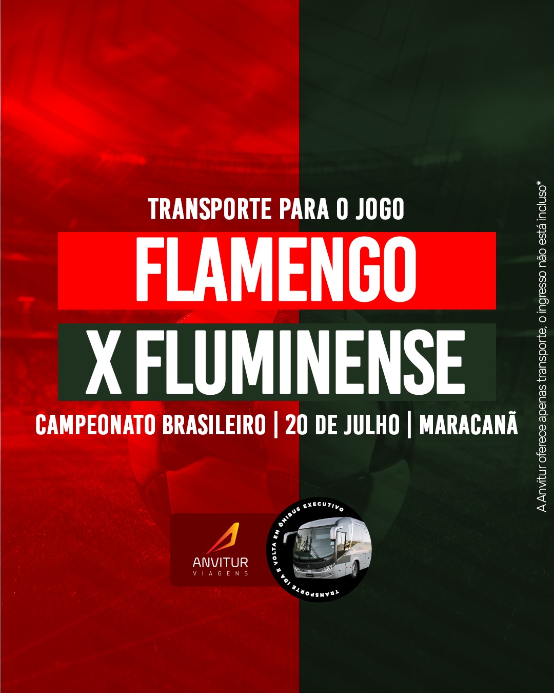 Transporte Fla x Flu 20/07 - Embarque Icaraí - Tricolores
