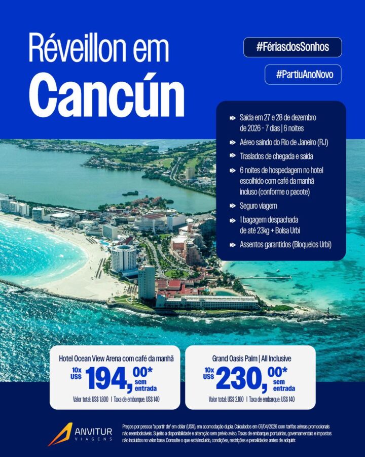 Réveillon em Cancún